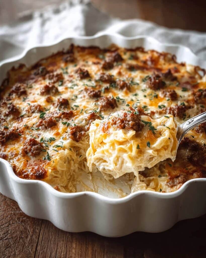 Kielbasa Spaghetti Squash Bake Recipe