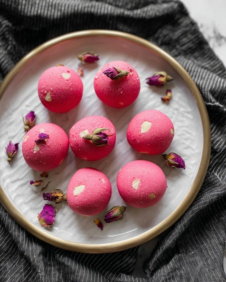 Rose Malai Ladoo Recipe