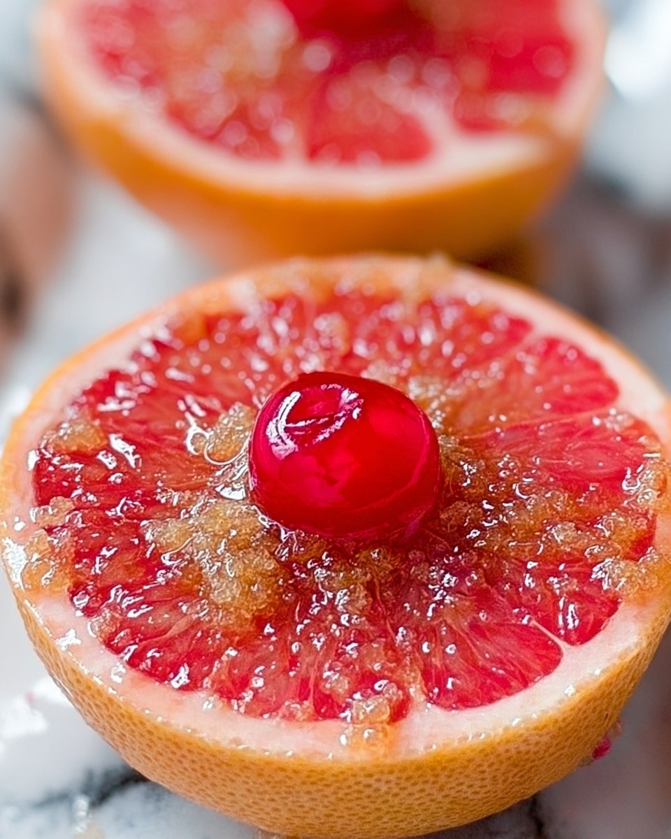 Broiled Grapefruit with Caramelized Brown Sugar Recipe