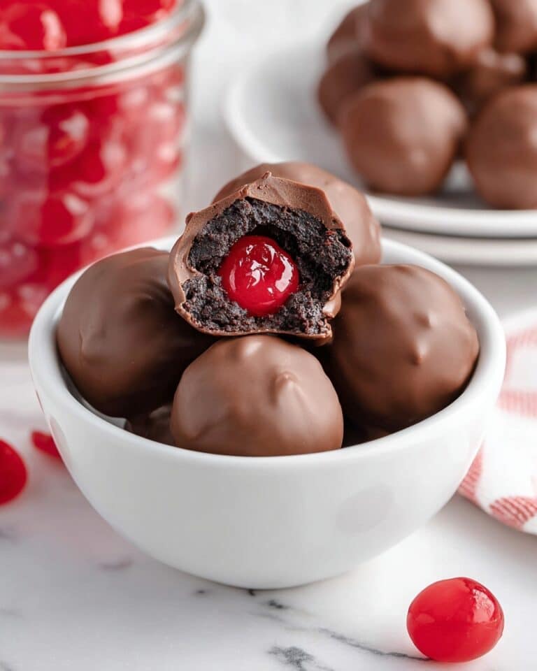 Chocolate Covered Cherry Brownie Bombs Recipe