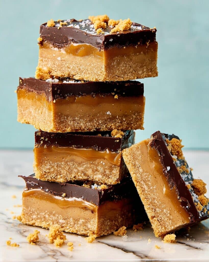 Gingerbread Millionaire Shortbread Bars Recipe