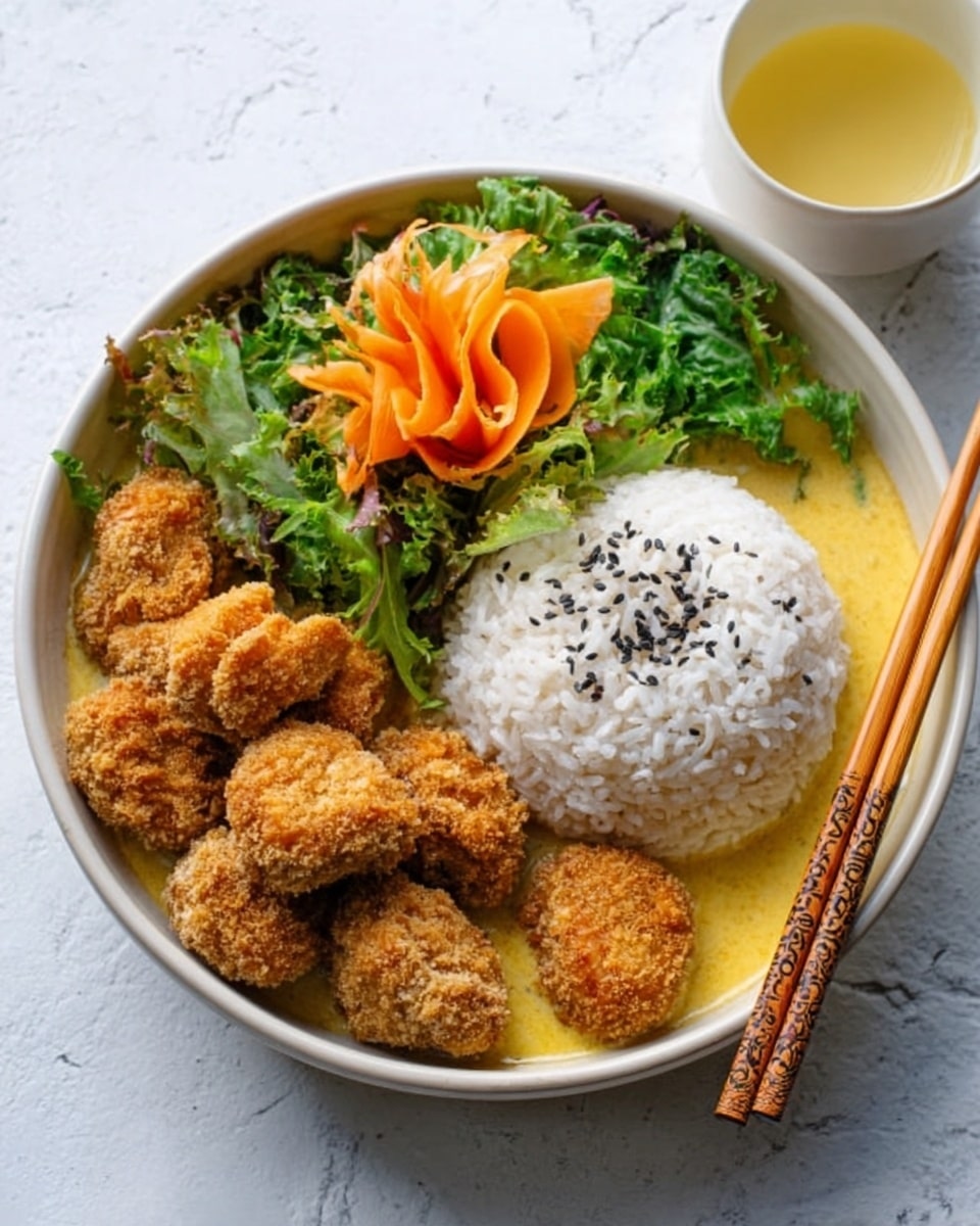 Katsu Curry with Crispy Cauliflower Nuggets for Toddlers and Kids Recipe