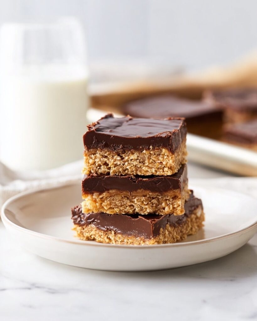 Oatmeal Fudge Bars Recipe