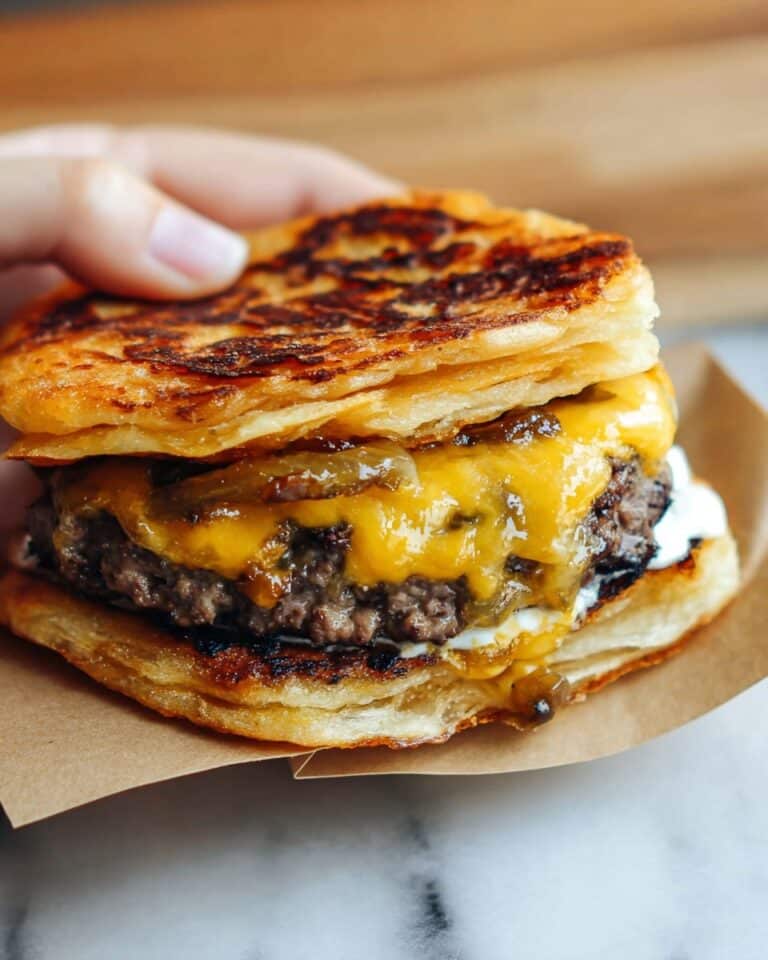 Dubai Paratha Smash Burger Recipe