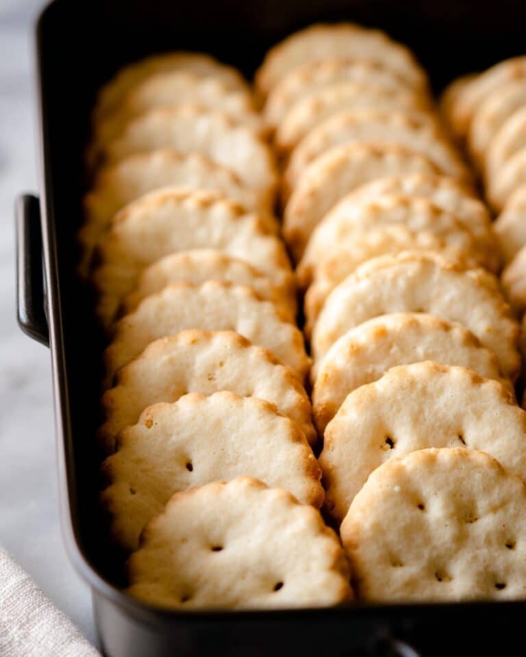 Homemade Ritz Crackers Recipe