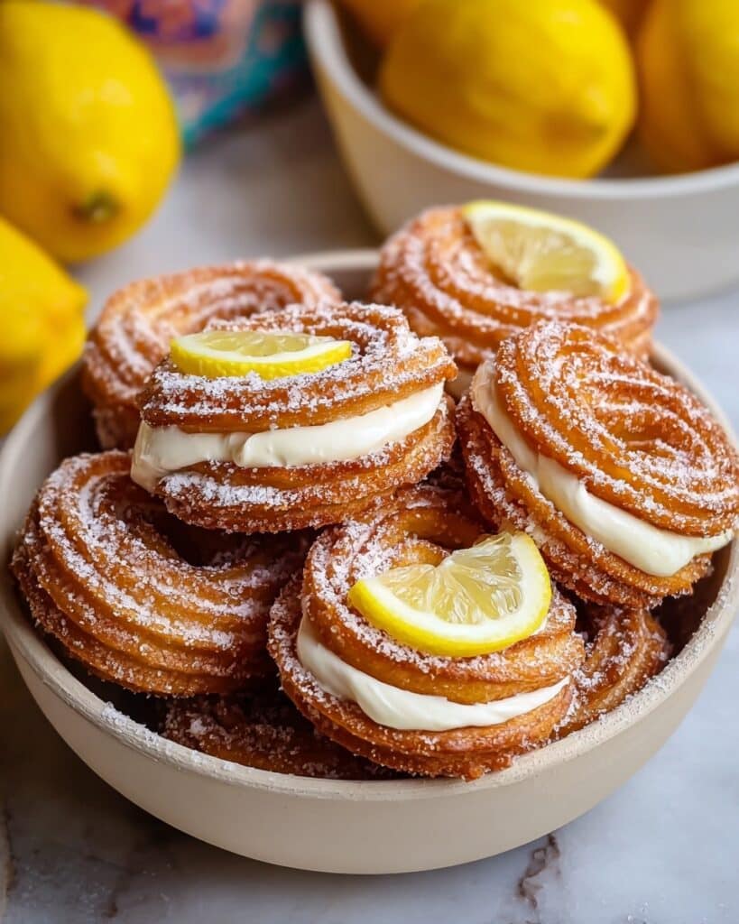 Lemony Churros Rellenos: Bright and Citrusy Filled Churros Recipe