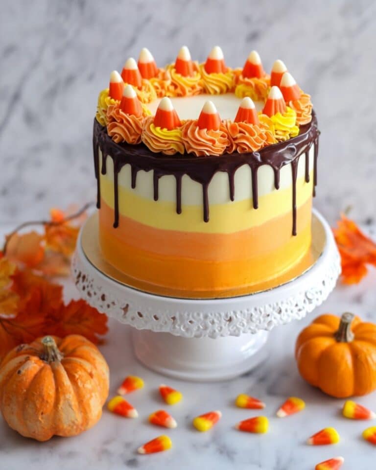 Candy Corn Cake Recipe