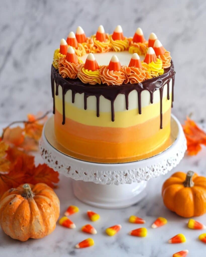 Candy Corn Cake Recipe