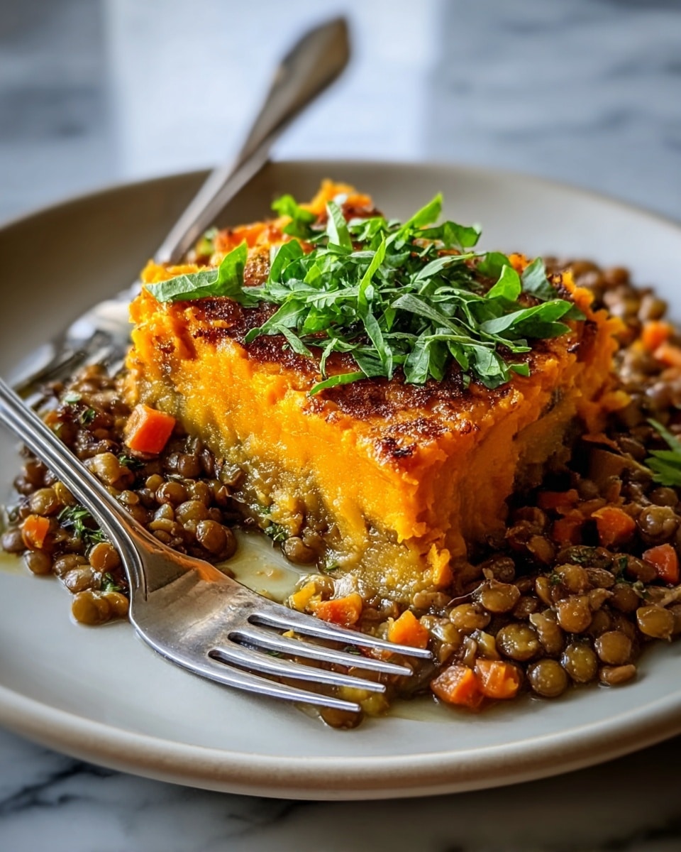 Sweet Potato & Lentil Shepherd’s Pie Recipe
