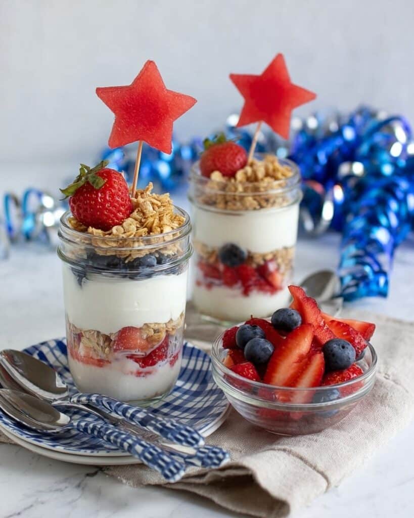 4th of July Berry Cheesecake Trifle Recipe