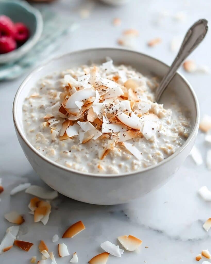 Coconut Cream Pie Overnight Oats Recipe
