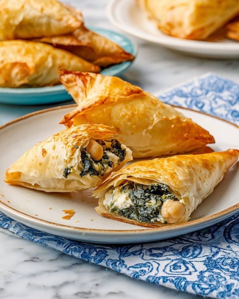 Easy Spanakopita Triangles (8 Ingredients) Recipe