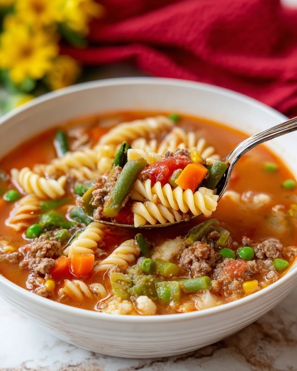 Mom’s Vegetable Beef Noodle Soup Recipe