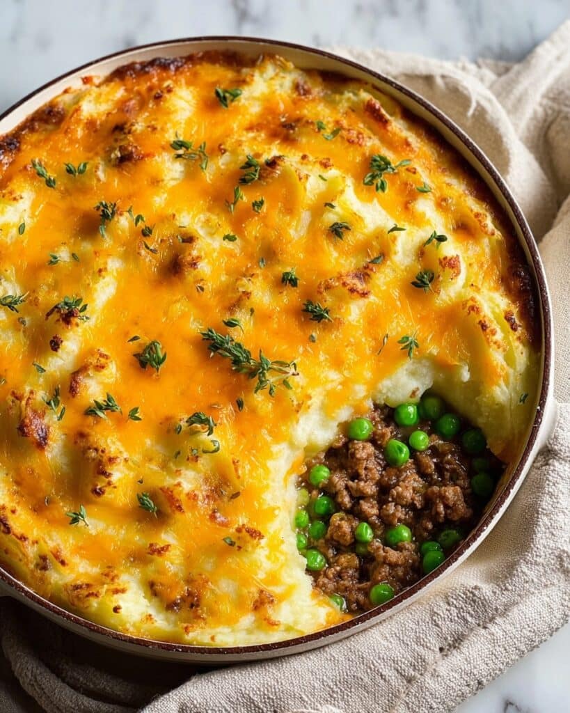 Rustic Shepherd’s Pie with Cheesy Mashed Potatoes Recipe