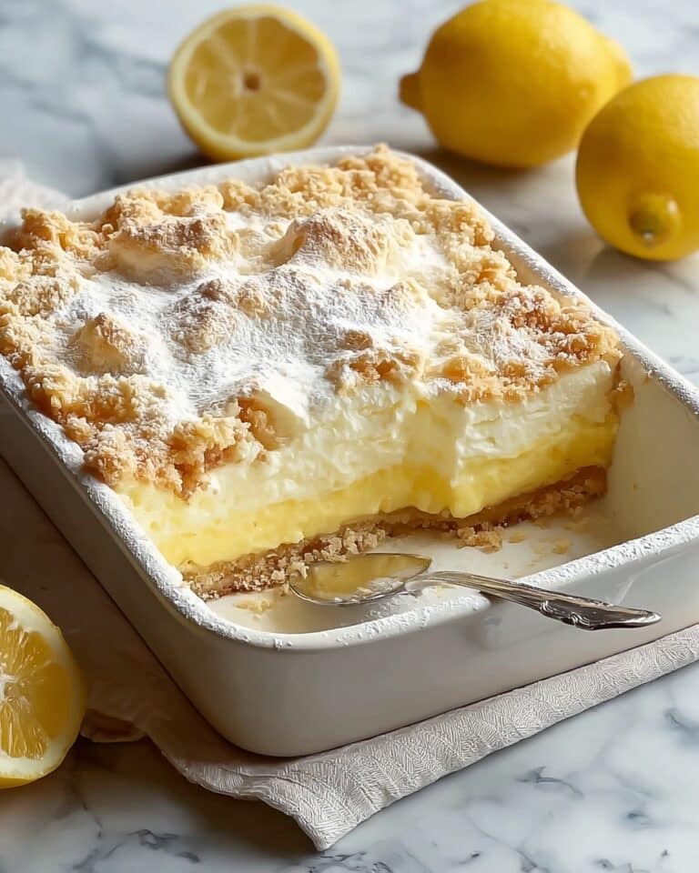 Lemon Cream Cheese Dump Cake Recipe